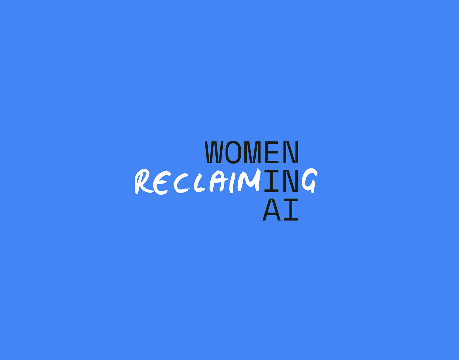 Women reclaiming ai broadway
