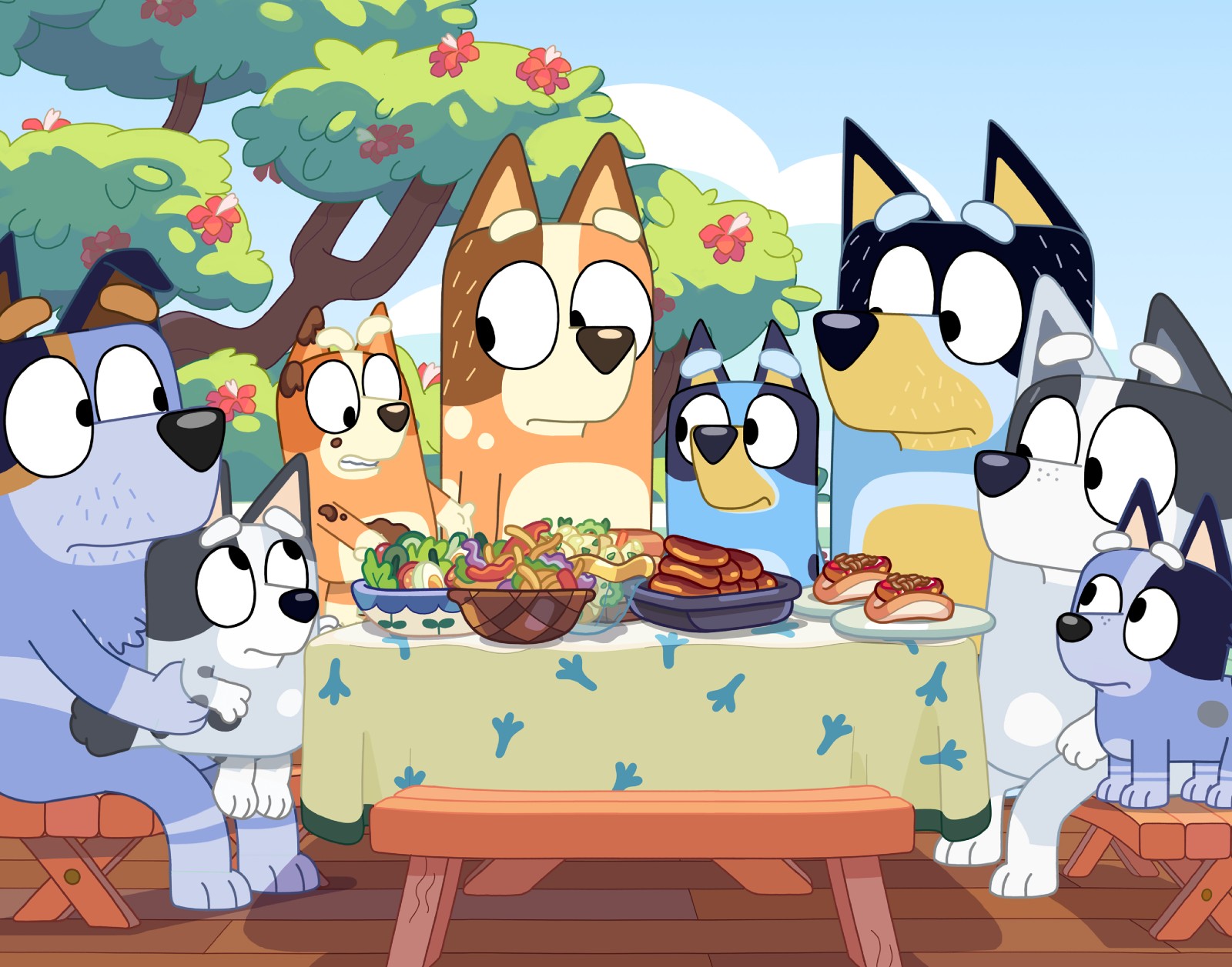 Bluey Let's Play Chef - Set di 2 cifre per giocattoli | WhichOne