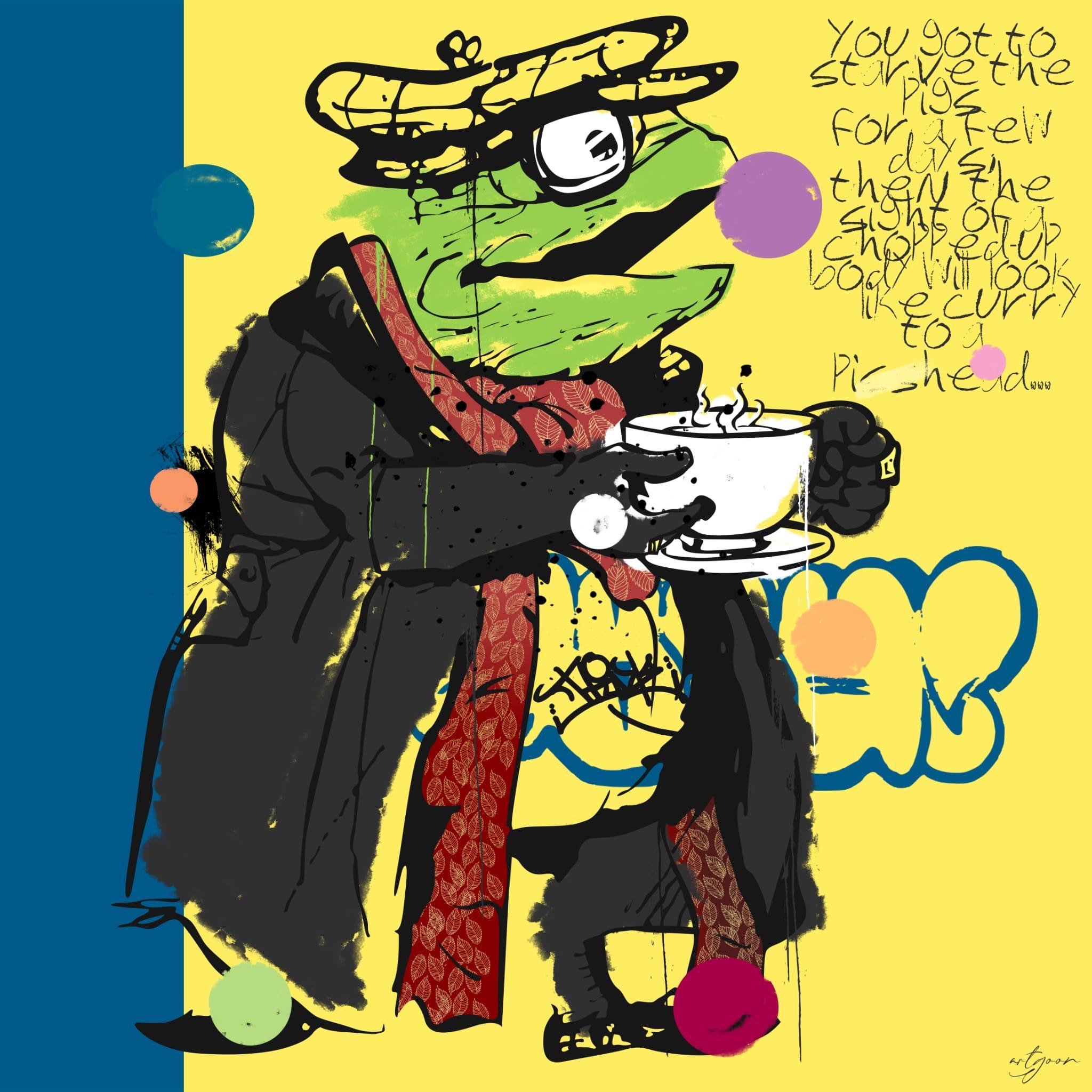 Mr Road Toad, digital drawing by ArtGoon (2026)