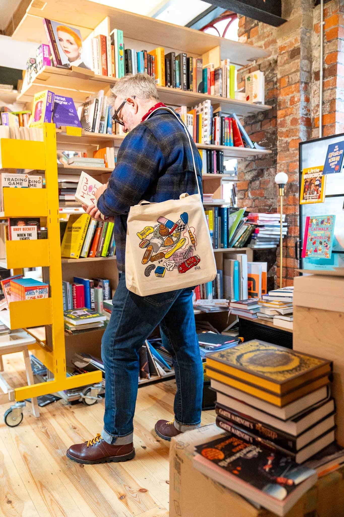 Pete McKee x Paul Smith bag