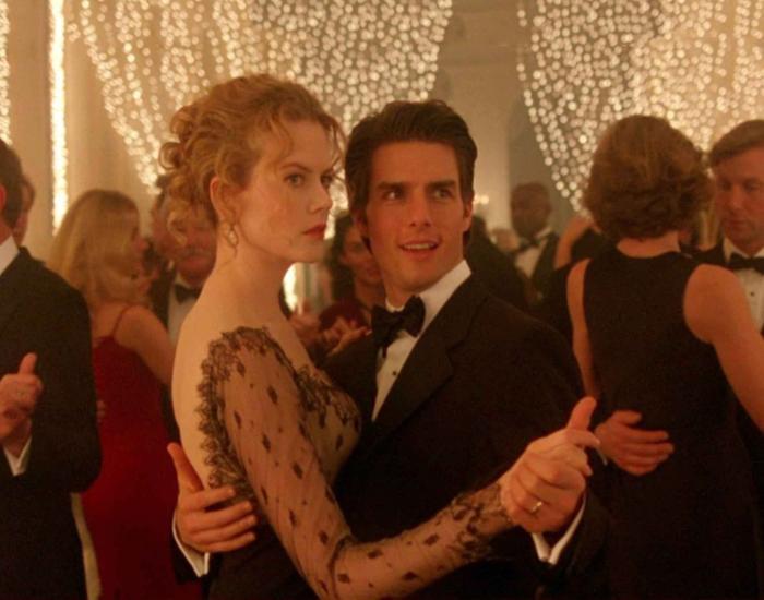 Nicole Kidman and Tom Cruise dance in a scene from Stanley Kubrick's Eyes Wide Shut