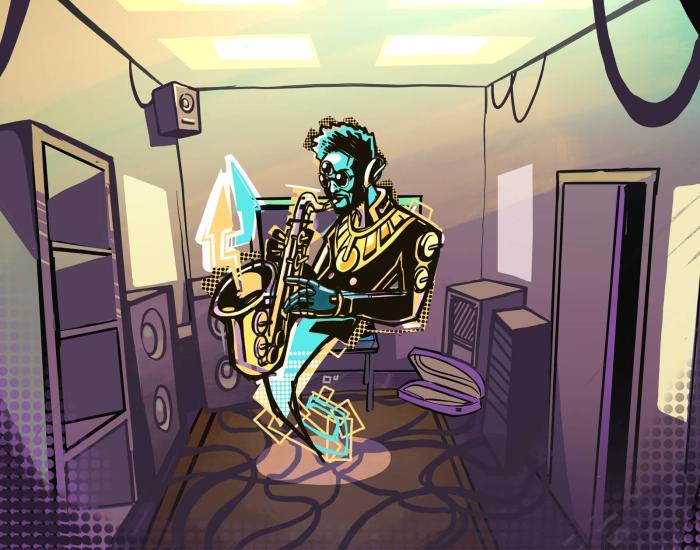 Jazz Maze virtual reality experience by Marcus Joseph