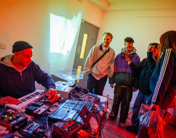 Tom Harris Performance at first Sonic Sculptures event