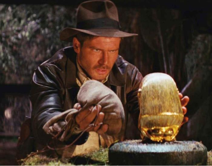 Harrison Ford in Raiders of the Lost Ark