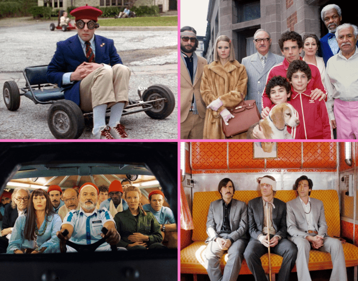 Wes Anderson collage