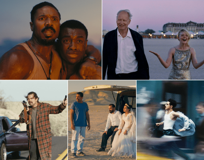 Collage of images from nominated films