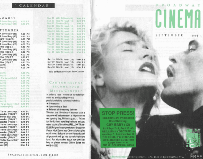 Broadway's First Brochure