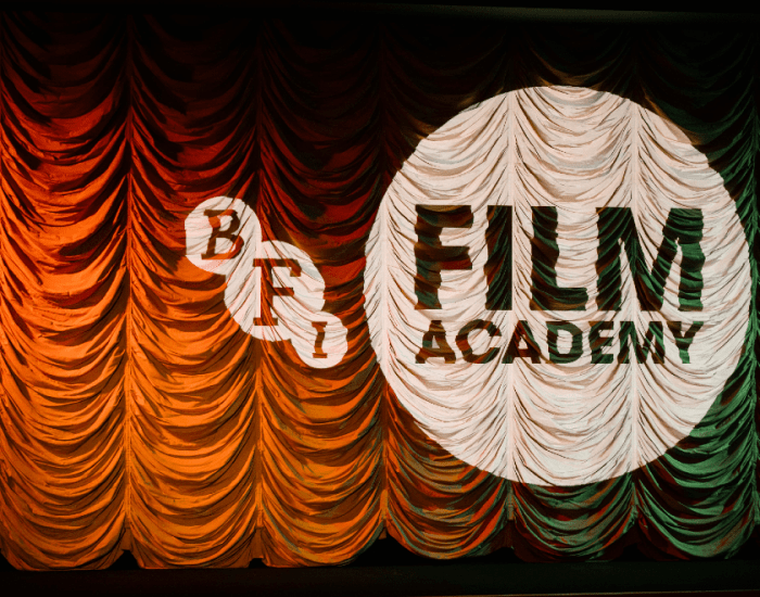 BFI Film Academy Logo on Screen